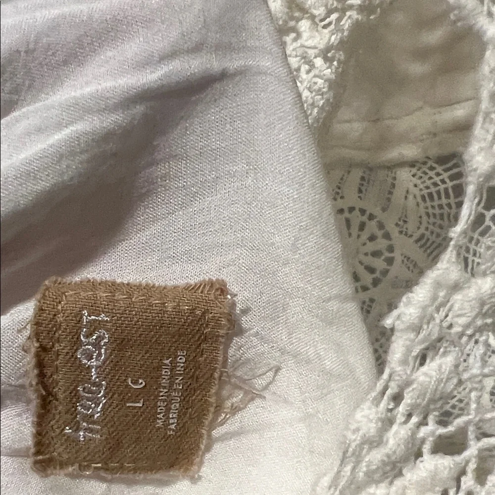 Free People All You Need Is Lace Midi Dress in Ivory 🆕 - Picture 9 of 9